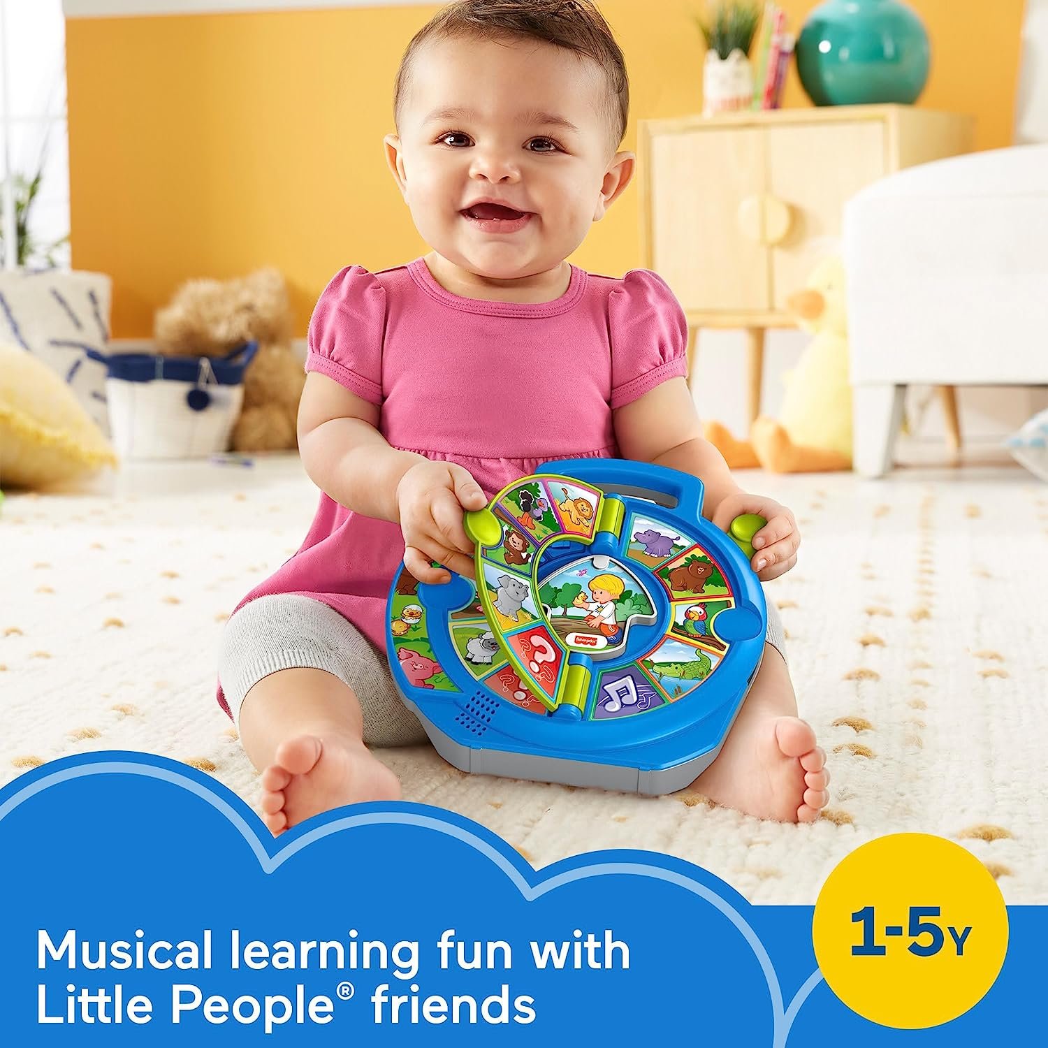 Fisher-Price Little People Toddler Learning Toy World of Animals - Image 2